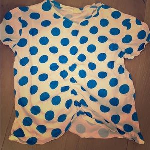 Polka dot blouse